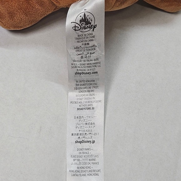 Disney 100 Years of Wonder Chipmunk Plush Silver Tuxedo Jacket "Dale"! - Picture 8 of 11